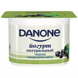 Йогурт Danone Черная смородина, мята 110 г