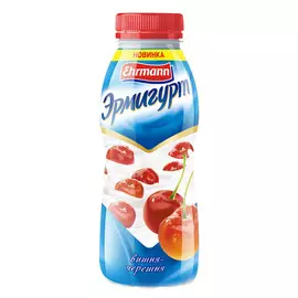 Йогурт Ehrmann Эрмигурт питьевой вишня, черешня 1,2% 420 г