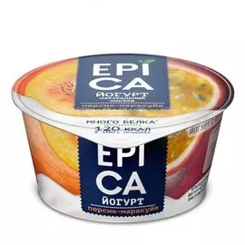 Йогурт Epica персик, маракуйя 4,8% 130 г