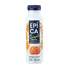 Йогурт Epica Simple апельсин, морковь, мюсли 1,2% 290 г