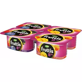 Йогурт Fruttis Абрикос-Манго-Лесные ягоды 8% 115 г