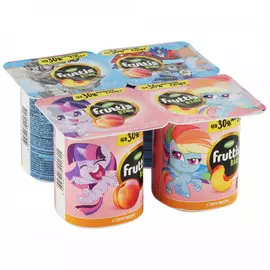 Йогурт Fruttis Kids с персиком 4х110 г