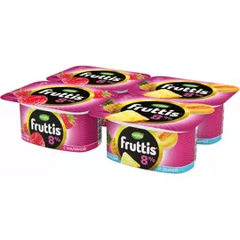 Йогурт Fruttis Малина-Ананас-Дыня 8% 115 г