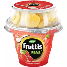 Йогурт Fruttis Вкусный перерыв клубника-земляника 2,5% 180 г
