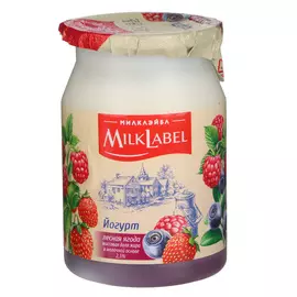 Йогурт MilkLabel Лесная ягода 2,5% 150 г