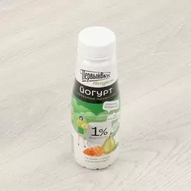 Йогурт Первый Вкус Груша, мед, лемонграсс 1% 290 г
