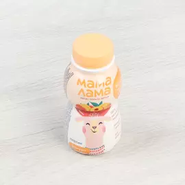 Йогурт питьевой Мама Лама с персиком 2,5% 200 мл