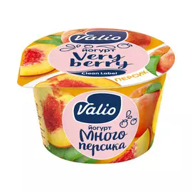 Йогурт Valio Clean Label с персиком 2,6% 180 г