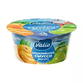 Йогурт Valio Clean label Сицилийский Смусси с мандарином и лаймом 2,6% 140 г