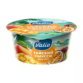 Йогурт Valio Clean label Тайский Смусси с манго и маракуйей 2,6% 140 г