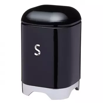 Ёмкость для сахара Kitchen Craft Lovello Retro black