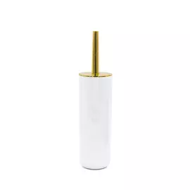 Ёршик для туалета Ridder Alba белый с золотым 9х37,3 см