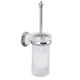 Ёршик для унитаза Boheme Bianco Vogue серебряный 10х14х32 см