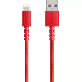 Кабель Anker PowerLine Select+ USB-A-Lightning 3ft A8012 красный