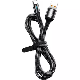 Кабель USAMS U27 USB - Type-C 1,2 м черный SJ319USB01