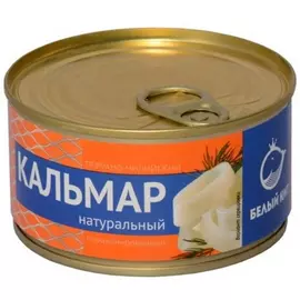 Кальмар Белый Кит натуральный, 185 г