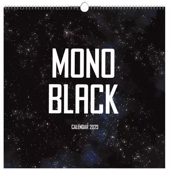 Календарь Канц-Эксмо Mono Black Евроспираль 320х320 мм 2023 год