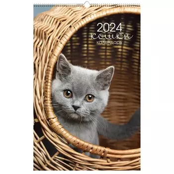 Календарь на 2024 Канц-Эксмо 28х43 домашние любимцы
