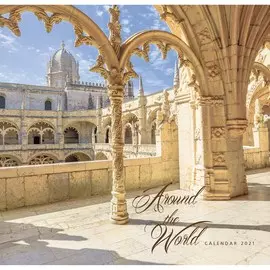 Календарь настенный перекидной Вокруг света на 2021 год