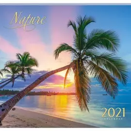 Календарь одноблочный Природа (дизайн 2) на 2021 год