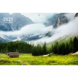 Календарь трехблочный Природа на 2021 год