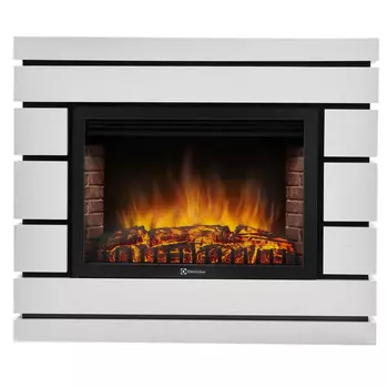 Каминокомплект Electrolux EFP P-2520LS с порталом Moderno 25 WO 97,5x84,5x22,5 см