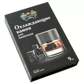 Камни охлаждающие для виски Baron гранит 9 шт