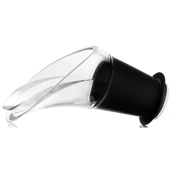 Каплеуловитель прозрачный/черный 2 шт Vacu vin