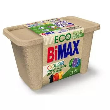 Капсулы для стирки BiMax color 12шт (304-7К)