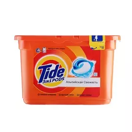 Капсулы для стирки Tide Альпийская свежесть 18 шт