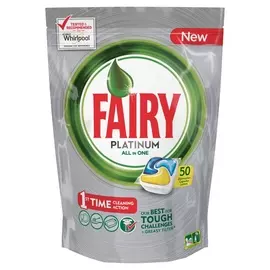 Капсулы Fairy для посудомоечной машины с запахом лимона 50 шт