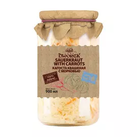 Капуста Dworek квашеная с морковью, 900 мл