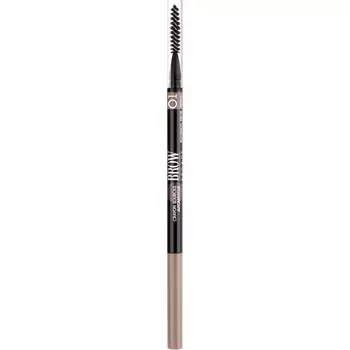 Карандаш для бровей Vivienne Sabo BROW ARCADE, автоматический, стойкая текстура, тонкий стержень slim и щеточка-расческа, тон 01, светло-коричневый, 0,1гр.