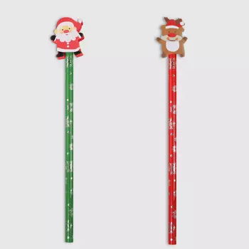 Карандаш Mercury NY Christmas 2,5х20 см в ассортименте