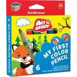 Карандаши artberry my first pencil 6цветов