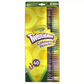 Карандаши цветные Crayola выкручивающиеся 40 шт