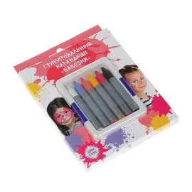 Карандаши гримировальные бабочки 6 цветов Фткосметик