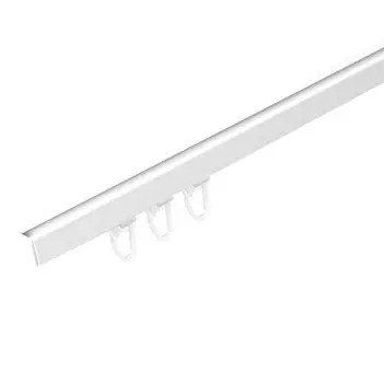 Карниз алюминиевый Арт-декор atlant mini 1-х рядный белый 320 см