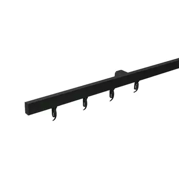 Карниз профильный алюминиевый Arttex Facile standard 200 см черный