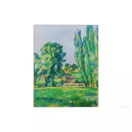 Картина Пейзаж с тополями 50х62,5 см