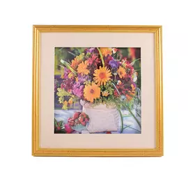 Картина Русские подарки Герберы 35x35x3 см