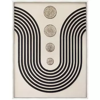 Картина с художественным декором Графис Арт "Магнитизм 1" 50х65 см рама 22-001d