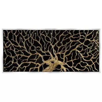 Картина с художественным декором Графис Арт "Золотая роскошь" 50х115 см рама 22-006