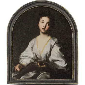 Картина в раме Glasar девушка 23х3х28 см