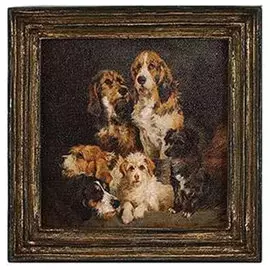 Картина в раме Glasar, масло 17x2x22см