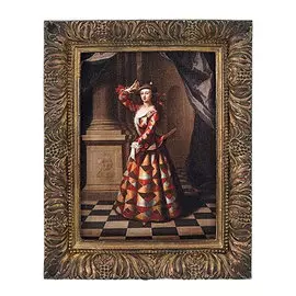 Картина в раме Glasar, масло 18x3x23см