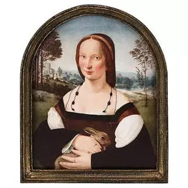 Картина в раме Glasar, масло 23x3x28см