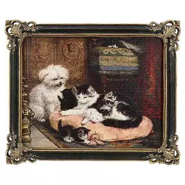 Картина в раме Glasar, масло 25x2x30см