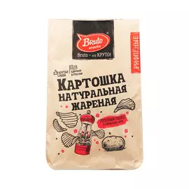 Картошка жареная Bruto розовый перец рифленые 150 г