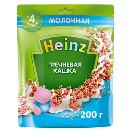 Каша Heinz молочная гречневая с Омега 3 с 4-ех месяцев 200 г